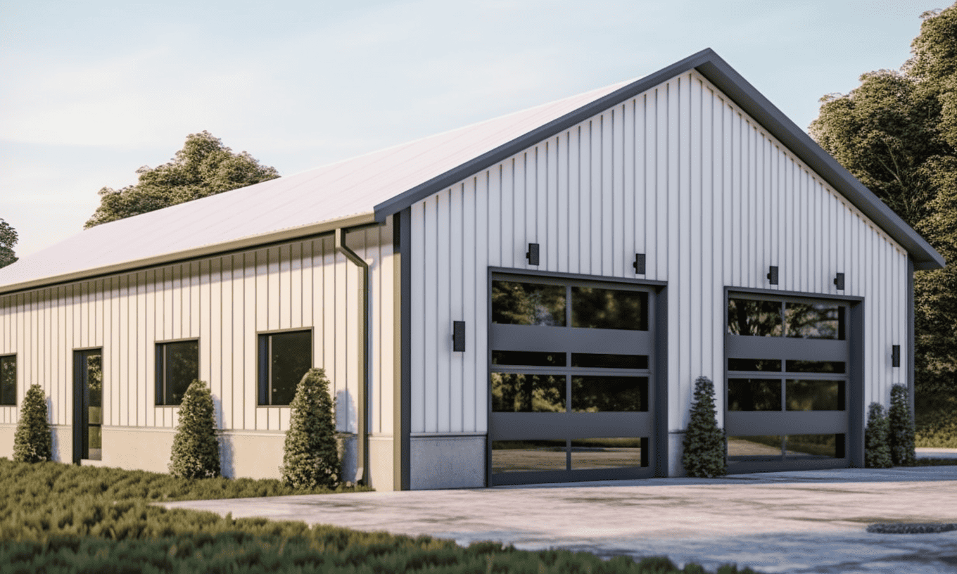 Modern steel house showcasing sustainable residential design innovations Modern steel house showcasing sustainable residential design innovations