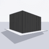 20x24 garage kit with 4 sections for constructing a home workshop or car storage space
