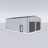 24x30 garage kit with space for 3 vehicles, perfect solution for car storage and workshop needs.