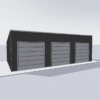 "Durable 24x48 garage kit with complete tools and materials for easy assembly and installation"