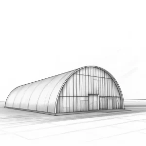 60 x 50 Arched Quonset