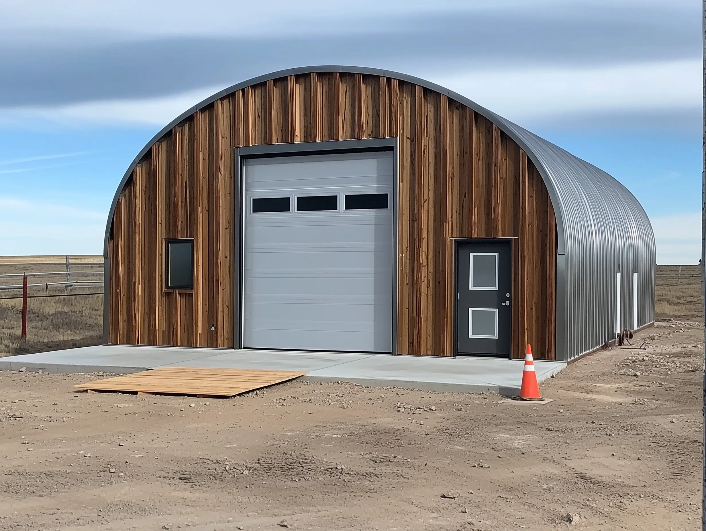 Large Storage Quonset Hut with Vertical Walls Large Storage Quonset Hut with Vertical Walls